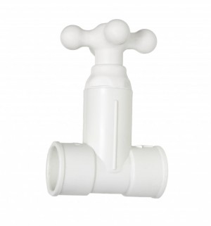 REGISTRO PRESSAO PVC DURIN - 20 MM - BRANCO - PORTO BELO 