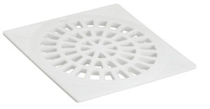 GRELHA PVC 15X15CM BRANCA AMANCO