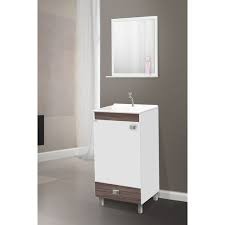 KIT WC FABRIBAM - 40CM - UNO - BRANCO/AMENDOA