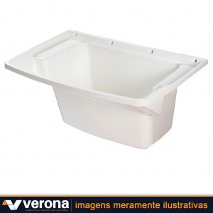 TANQUE PVC DURIN - 24L - BRANCO