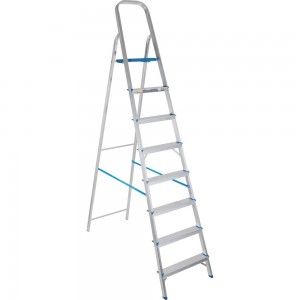 ESCADA DE ALUMINIO ALUMASA - 08 DEGRAUS - 500X1760