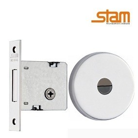FECHADURA STAM - AUXILIAR 1004 - ESP.INOX 