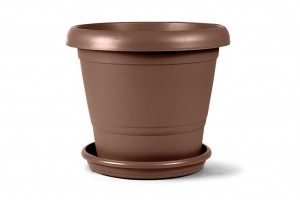 VASO JARDIM REDONDO TABACO - CIPLA