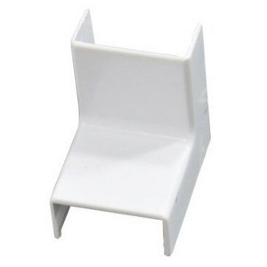 CONEXÃO PVC P/ CANALETA TRAMONTINA - COTOVELO INTERNO 20X10 BRANCO