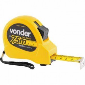 TRENA DE ACO VONDER - 7,5M - CORPO PLASTICO