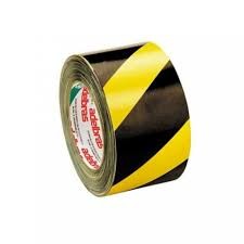 FITA ZEBRADA PRETO/AMARELO 7CM X 100M WORKER