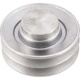 POLIA ALUMINIO 2 CANAIS B - 140MM WORKER