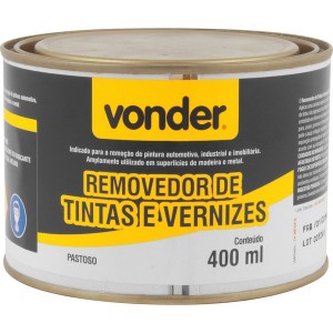 REMOVEDOR DE TINTAS E VERNIZES VONDER 400ML 