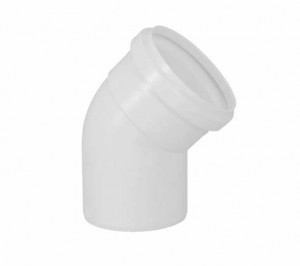 JOELHO PVC SAN 45G - 075MM