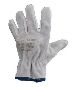 LUVA COURO VAQUETA EXTREMO SUL 25CM TAM:9 REF:001