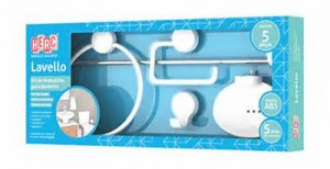 KIT ACESSÓRIOS WC 5PC - PLAST ENG - HERC