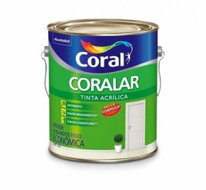 TINTA ACRILICA CORAL - CORALAR 3,6L - AREIA