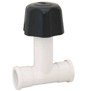 REGISTRO PRESSAO PVC HERC - 25 MM BRANCO C/CANOPLA 