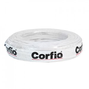 FIO ELETRICO FLEXIVEL CORFIO 750V - 2,5MM - BRANCO