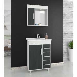 BALCAO/ESP/LAV WC BALCONY 65CM - KIT SAARA - C/PES - EMBUTIR - ARTICO/MERLOT BALCAO/ESP/LAV WC BALCONY 65CM - KIT SAARA - C/PES - EMBUTIR - ARTICO/MERLOT