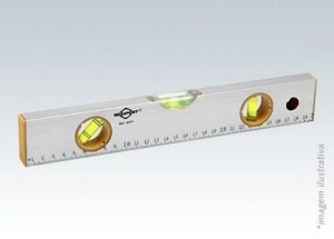 NIVEL DE ALUMINIO ''16'' 40CM - BRASFORT