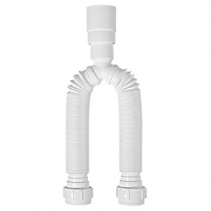 SIFÃO SANFONADO UNIVERSAL DUPLO - VALEPLAST