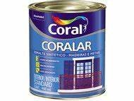 TINTA ESMALTE CORAL - CORALAR 900ML - VERMELHO GOYA