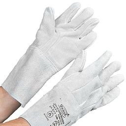 LUVA DE RASPA CANO CURTO 15CM CA38517