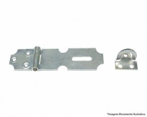 PORTA CADEADO Nº 2,5 ZINCADO TIPO LEVE