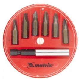 JOGO DE BITS P/PARAFUSADEIRA MTX - 7PCS C/ADAPTADOR 