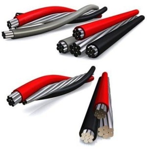 CABO ELETRICO MULTIPLEX - ALUMINIO - 04 X 25,0 MM - QUADRUPLEX