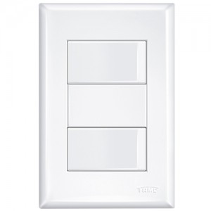 INTERRUPTOR EMBUTIR DUPLO 2P+T 16A / 250V BR C:2904 - FAME