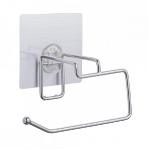 PAPELEIRA ACO INOX FIXACAO ADESIVA - KALA