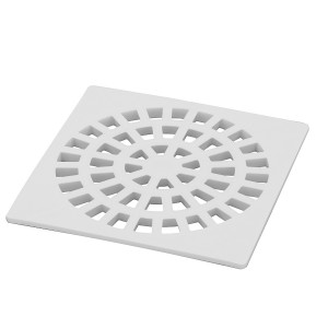 GRELHA PVC 10X10CM BRANCA AMANCO