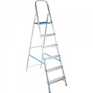 ESCADA DE ALUMINIO ALUMASA - 06 DEGRAUS - 460X1310 
