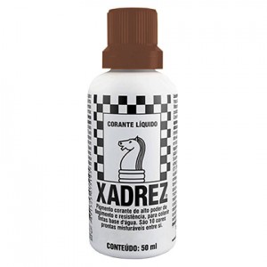 CORANTE LIQUIDO XADREZ 50ML - MARROM
