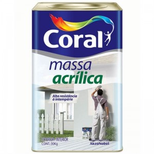 MASSA ACRILICA CORAL - 18L/25K - EXT E INT
