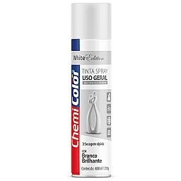 TINTA SPRAY CHEMICOLOR 400ML - BRANCO FOSCO