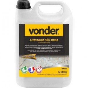 SOLUÇÃO P/ LIMPEZA POS-OBRA VONDER - 5L 