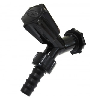 TORNEIRA PVC JARDIM - 1/2 - DURIN - PRETA