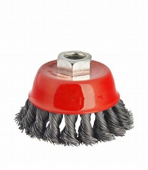 ESCOVA DE ACO TIPO COPO P/ROCADEIRA - MTX