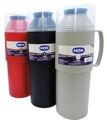 GARRAFA TERMICA MOR 1,0L - INDIE - PRETA