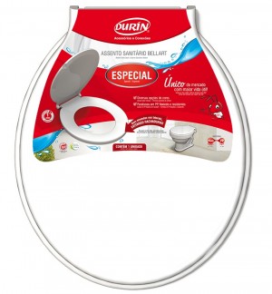 ASSENTO SANITARIO - DURIN - BRANCO ESPECIAL