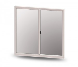 JANELA ALUMINIO ALUMASA - VIDROS DE CORRER - 120 X 100 - 2FOLHAS