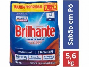Sabao Po Brilhante Limp Total 5,6Kg