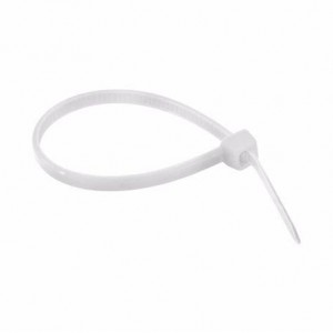 ABRACADEIRA NYLON BRANCA 3,5MMX200MM C/100 - G20