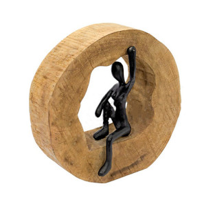 Escultura Pessoa - Madeira