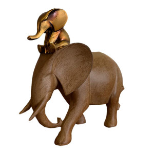 Escultura Familia Elefante - 