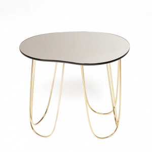 Mesa Lateral Leather Edition VML6284 - Produto Sob Encomenda - Villeart Móveis