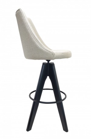 Banqueta Bela Giratória Preto - Móveis Diplomata - 