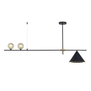 Pendente Metal Black e Gold - JLR Iluminação