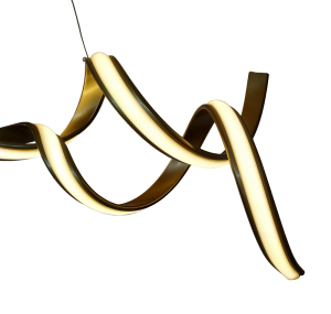 Pendente Fluire Led 45W Dourado - 