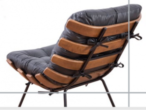 Poltrona Costela Acompanha Puff - Arcidealle - 