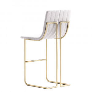 Banqueta Silvia - Produto Sob Encomenda - Bel Metais Móveis