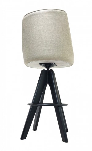 Banqueta Bela Giratória Preto - Móveis Diplomata - 